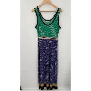 Calvin Klein Maxi Dress Womens 10 Beach Resort Vacation Casual Relaxed Slink